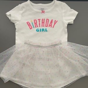 Baby girl bday tutu with onesie